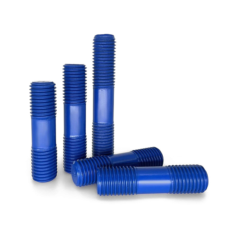 Teflon Blue Stud Bolts Marine Anti-korrosion Specialanvändning