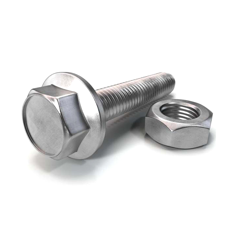Rostfritt stål 304 DIN 6921 Hexflänsbult Rostfritt stål 304 DIN 6921 Hexflänsbult